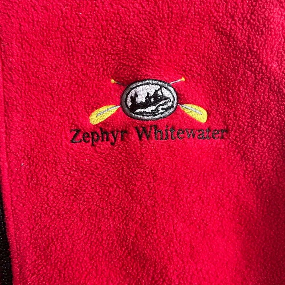 Ouray Sportswear Fleece Red Vest - Picture 2 of 5